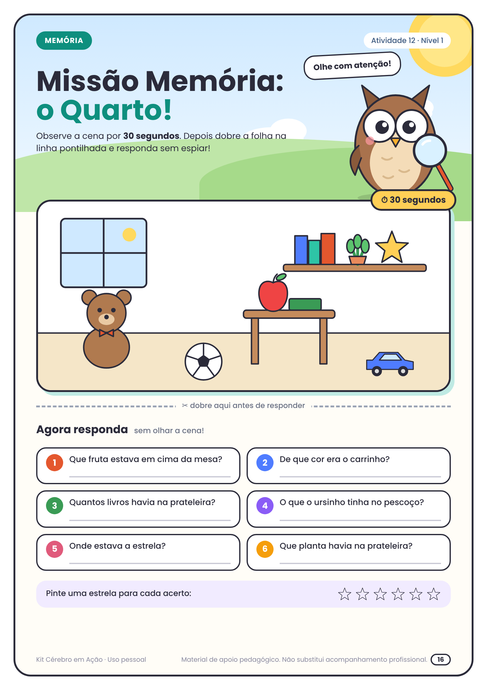 Missão Memória: O Quarto